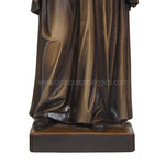 statua Santa Francesca Saverio Cabrini in legno - base
