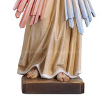 statua Gesù Misericordioso in legno - base
