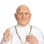 statua San Giovanni XXIII cm 147 - volto