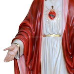 statua Sacro Cuore di Gesù braccia aperte cm 110 -mani