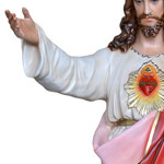 statua Sacro Cuore di Gesù braccia aperte cm 130 -mani