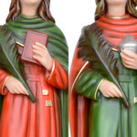 statua Santi Cosma e Damiano cm 60 - mani