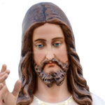 statua Gesù Misericordioso cm 120 -volto