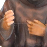statua San Padre Pio cm 40 -mani