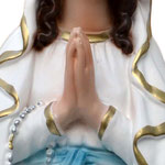 statua Madonna di Lourdes cm 30 - mani
