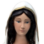 statua Madonna di Lourdes cm 50 - volto