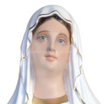 statua Madonna di Lourdes cm 130 - volto