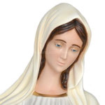 statua Madonna di Medjugorje cm 160 - volto