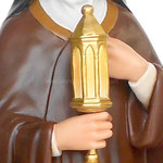 statua Santa Chiara cm 100 - mani