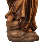 statua San Francesco d' Assisi in legno - base