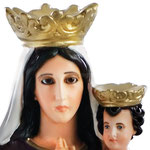 statua Madonna del Carmine cm 83 - volto