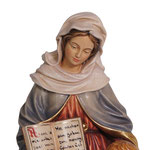 statua Sant' Anna in legno - base - volto