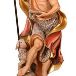 statua San Giovanni Battista in legno - busto