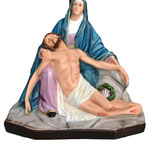 statua Madonna Pietà cm 42 - base