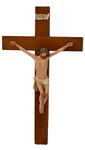 statua Cristo in croce cm 25
