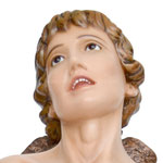 statua San Sebastiano cm 125 -volto