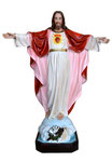 statua Sacro Cuore di Gesù braccia aperte cm 85