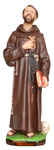 statua San Francesco d' Assisi cm. 42