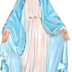 statua Madonna Miracolosa cm 85 - mani
