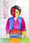 Gertrud Gottschalk-Mohr Marktfrau Filomena in Alcantarilha