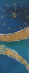 Blue Sky,Acryl auf Leinwand, 30x80 cm