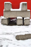 photographie contemporaine rouge Confluence