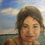"Anna" 2006 Acryl auf Leinwand 80 x 80 cm