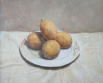 「　檸檬　」油彩・キャンバス　45.5×38cm　60480