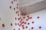 Trace, lacquer paint, resin, 2000