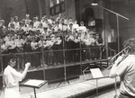 1989 / Stadtsingechor bei Schallplattenaufnahme "Musik aus dem alten Halle", Leitung: Dorothea Köhler / Paul-Gerhardt-Kirche Leipzig / Foto: Lutz Schmidt