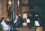 1991 / bei den CD-Aufnahmen von C.H. Graun "Der Tod Jesu" in der Kirche Köszeg / Foto: privat