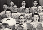 1972 (?) / Stadtsingechor-Sänger / Aula der Martin-Luther-Universität / Foto: M. Heinrichsdorff