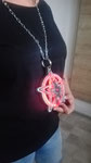 | LED Halskette Pentagramm| Rot- oder Grün, oder Blau, oder Bunt....inkl 3 Leuchtmodusse | 45,00 €