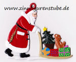 11543 Nikolaus schiebt Schlitten, Anhänger
