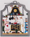 9405KOC Wandbild Koch/in, 9 x 11 cm