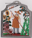 9405GRT Wandbild Gärtner, 9 x 11 cm