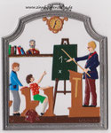 9405LEH Wandbild Lehrer, 9 x 11 cm