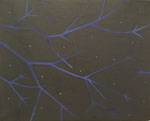 夜の森　oil on canvas  220×273mm