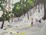 ふりむけば、　oil on canvas oil on canvas  1120×1455mm