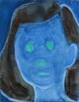 メガテン oil on canvas  180×140mm   個人蔵　private collection