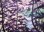 where the forest meets the sea   oil on canvas  530×727mm