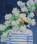 花とゆめ　oil on canvas  530×455mm