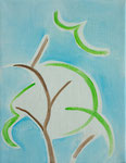 "trees" Oil on canvas 455×380mm 2021