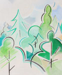 "woods3" Oil on canvas 606×500mm (F12) 2022