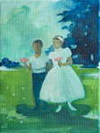 un garçon et une fille 240×180mm