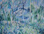 誰かが帰る家  oil on canvas  910×1167mm