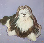  Après le fête   Oil on canvas 920×920mm