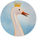 “ Le Lac des cygnes ” Oil on canvas 160×160mm 2020