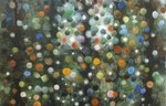 Gouden regen 80x120 cm aquarel op doek (verkocht)