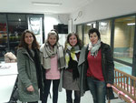 équipe 1 femmes avec Sandrine (C), Corentine, Marine, Anais  ... manquent Emma, louanne 